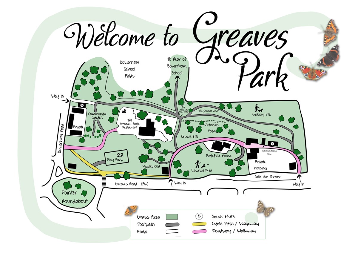 Greaves Park Map